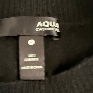 Aqua Black Cashmere Knitwear